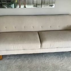 🚚 FREE DELIVERY ! Beautiful Modern MCM Grey Couch
