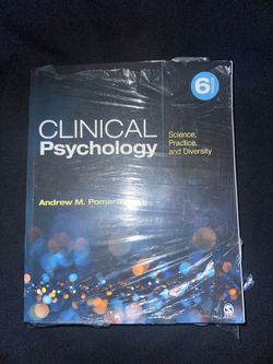 Clinical Psychology Science Practice And Diversity Edition 6
