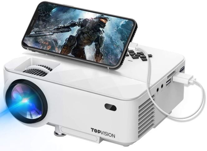 Home Theatre/Work Projector with Screen