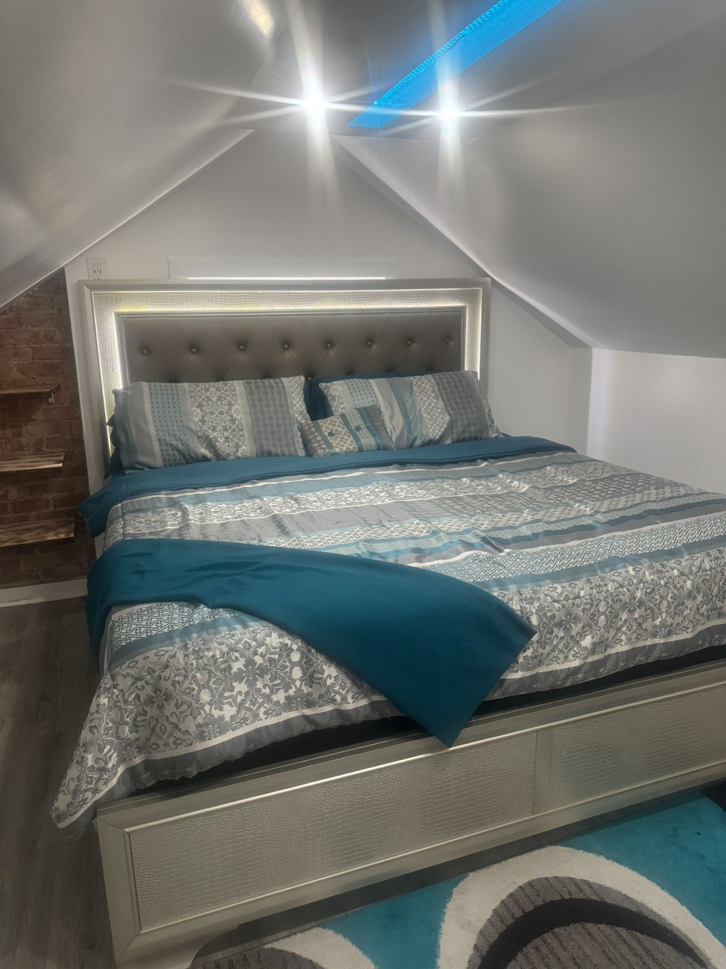 King Size bed and mattress