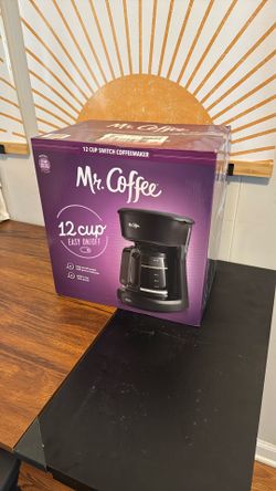 Mr. Coffee Machine Never Used
