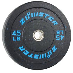 Single 45 pound bumper weight