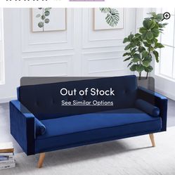 Blue Sofa Bed 