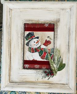 Custom Christmas frame☃️