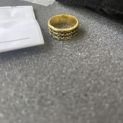 Men’s 14k Gold Plated Sterling Silver Ring