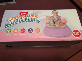 3-in-1 Tummy Time Activity Pillow