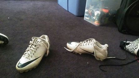 Adidas and nike football cleats
