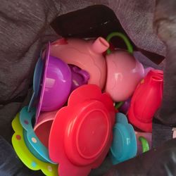 Tea time Playset for pretend play.