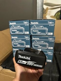 Makita original 18v 6.0 ah batteries