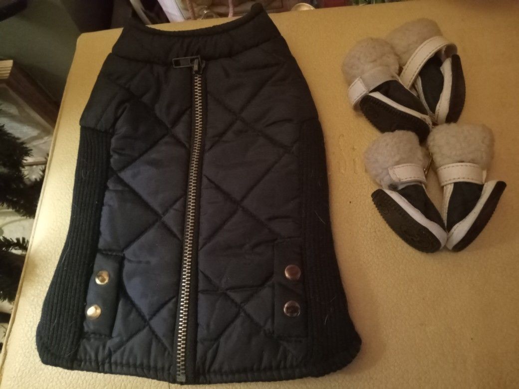 Dog Coat and Boots