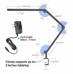 2 Desk lights