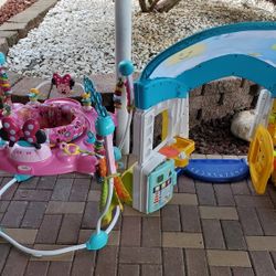 Baby Bouncer and Fisher-Price Laugh And Learn