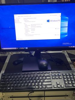Desktop Computer With LG Monitor 