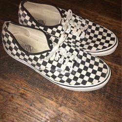 Mens  Checkerd Vans