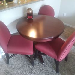 Table, 4 Chairs, Rocking Chair With Foot Stool,coffee Table 