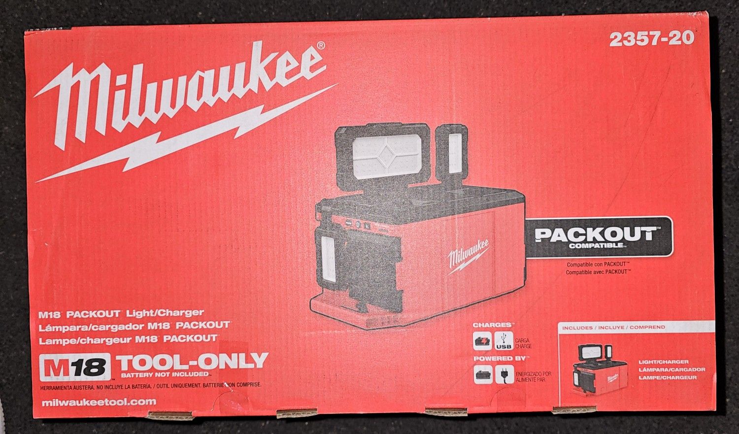 Milwaukee M18 18-Volt Lithium-Ion Packout Light (Tool-Only)
