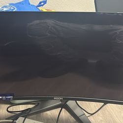 Argon gaming curved monitor