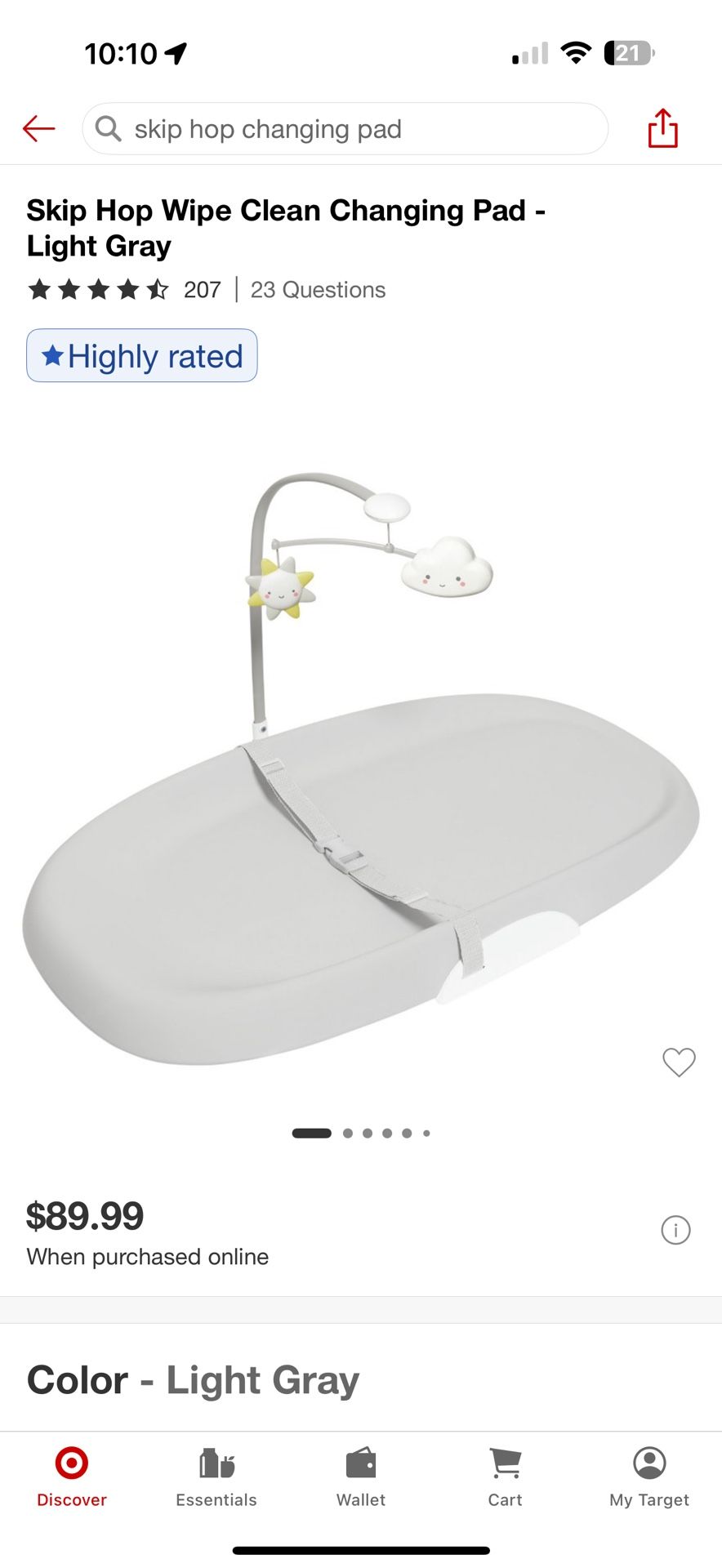 Skiphop Changing Pad
