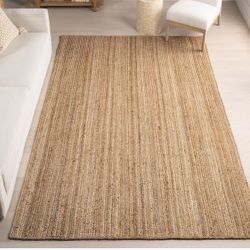 NEW 6’ X 9’ Jute Area Rug