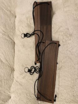 Rustic Wood Hanging Wooden Shelves