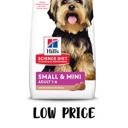 Hill's Science Diet Adult Small & Mini Lamb Meal & Brown Rice Recipe Dry Dog Food, 15.5 lbs.