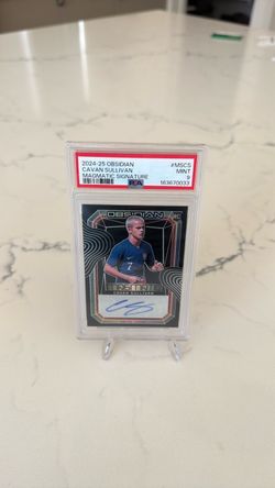 Cavan Sullivan 2024-25 - /199 Obsidian Magmatic Signature RC PSA 9