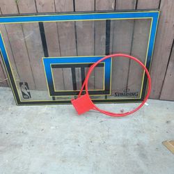 Basketball Spalding hoop and back board