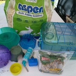 Critter Cage And Accessories 
