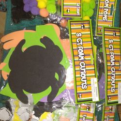 9 Packages Of Halloween Crafts For Kids