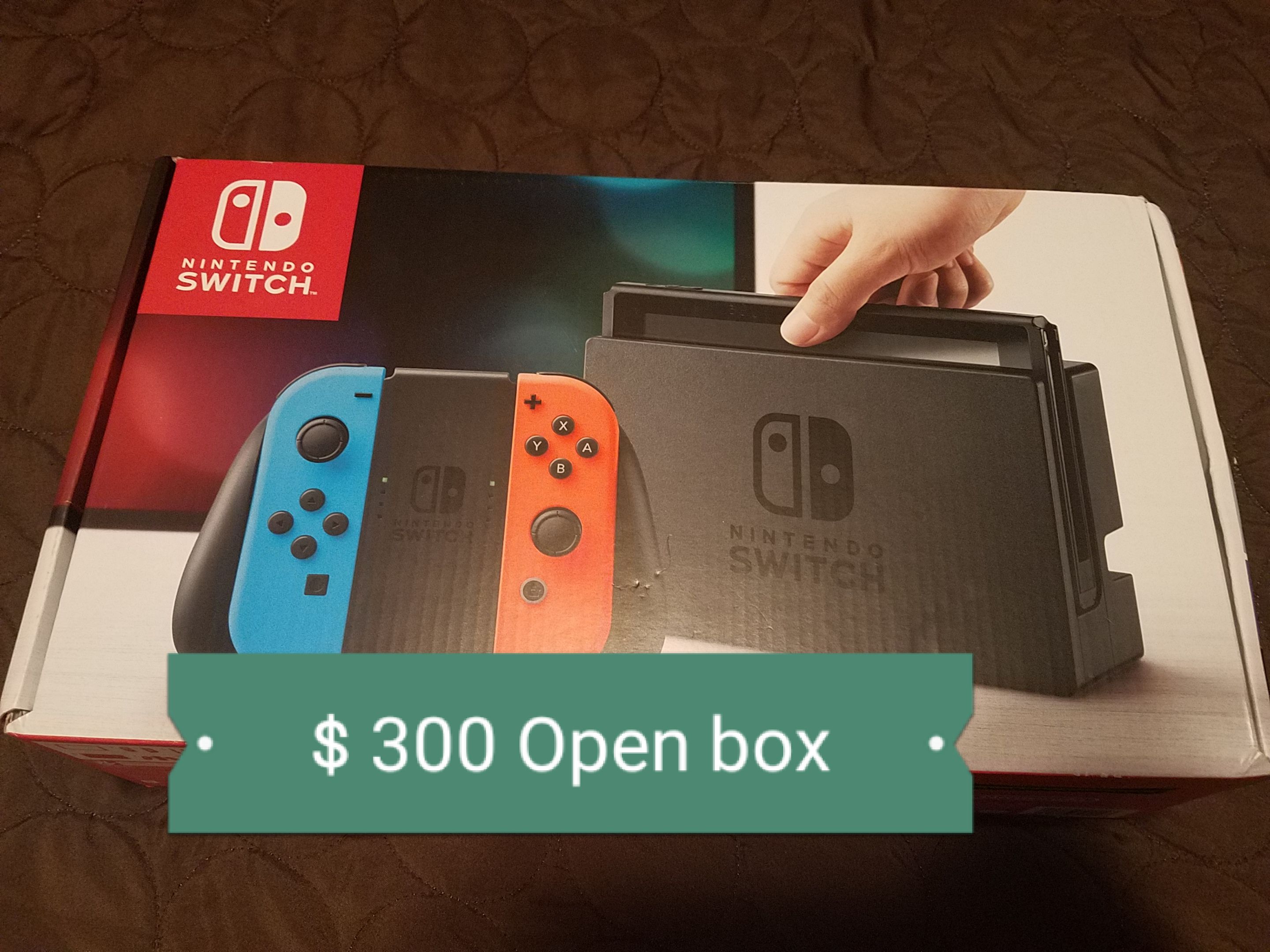 Open box Nintendo Switch like new