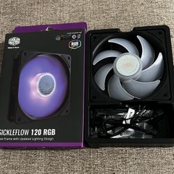 Cooler Master SickleFlow 120 RGB Computer PC Case Fan 12V/4PIN RGB 