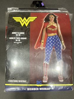 Adult Size Wonder Women Costume 14-16