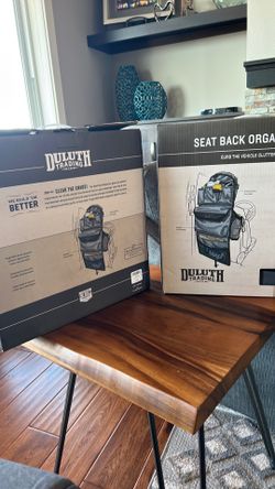 Two Vehicle seat back organizer