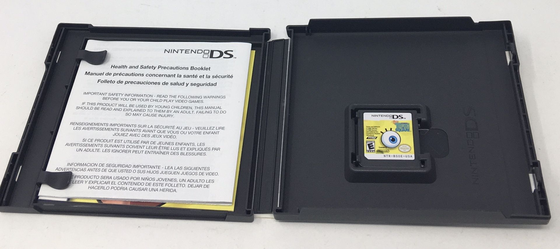 SPONGEBOB: TRUTH OR SQUARE game complete w/ manual - NINTENDO DS or 3DS