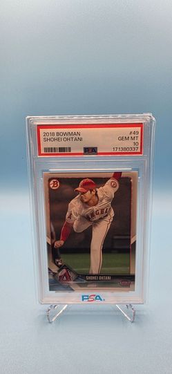 2018 Bowman Shohei Ohtani RC #49 PSA 10