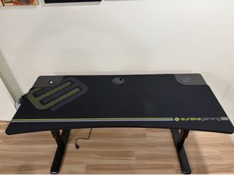 EUREKA ERGONOMIC Gaming Standing Desk 63 Inch Computer Desk Height Adjustable