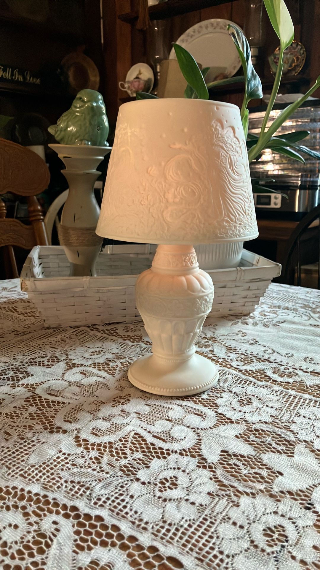 Partylite Ariana Fairy Bisque Porcelain Tealight