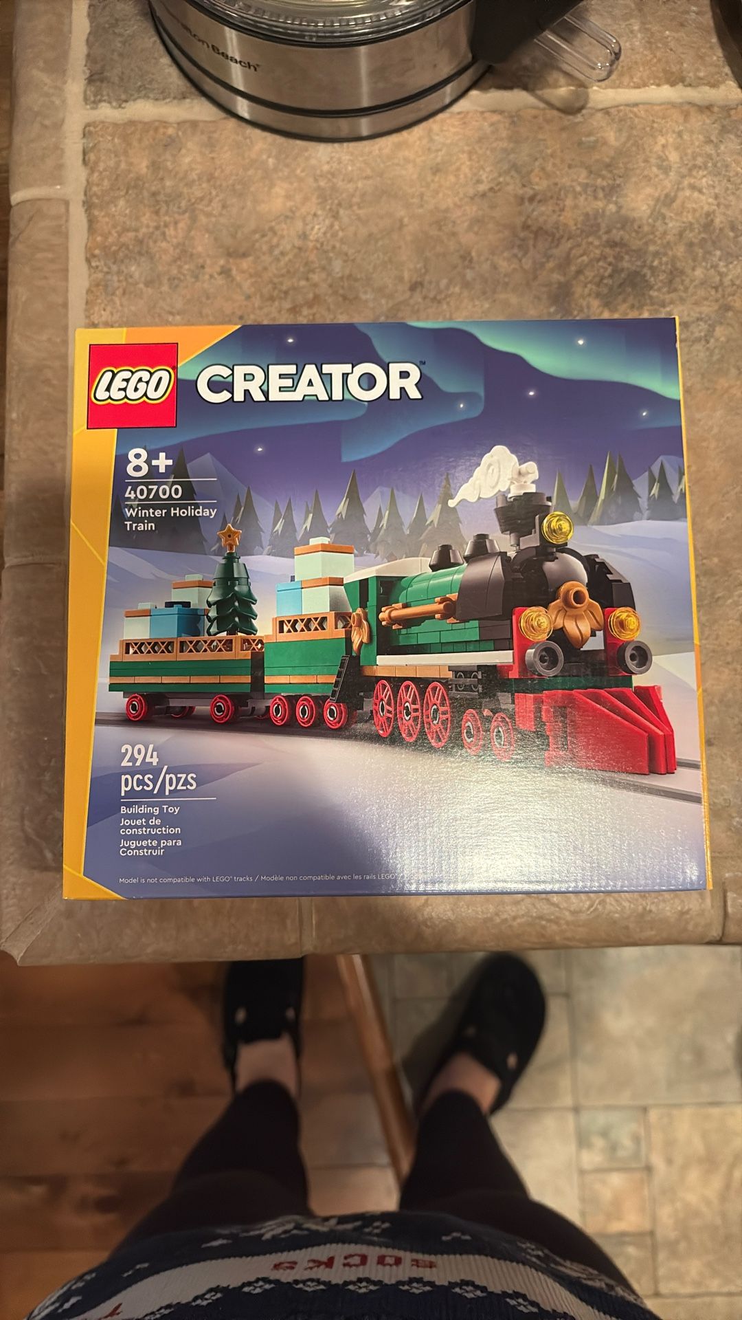 New In Box Holiday train Set
