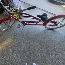 Dyno Classic Red Cruiser Bike – Stretch Frame, Smooth Ride