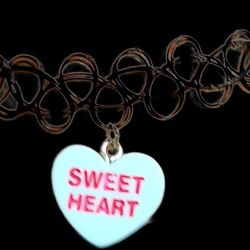 Heart Charm Choker