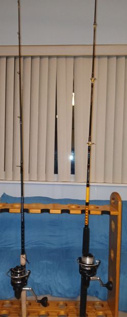 2)NEW PENN Pursuits IV 5000 on 2 New ugly stick.rods 1)BIGWATER 1)INTECOASTAL)