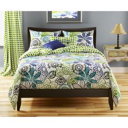Bali King Size Bed Reversible Tropical Duvet Cover Comforter Set w/ Pillows + Shams WAS $300!