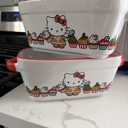 Hello kitty bread loaf baking