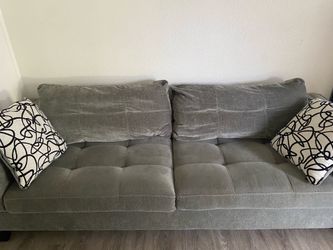 GRAY COUCH 85 length
