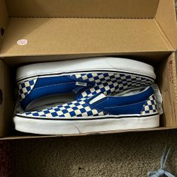 blue/white vans 10.5 