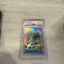 Malik Nabers RC 2024 Donruss Downtown! Auto #18 PSA 10 Gem Mint Pop 2