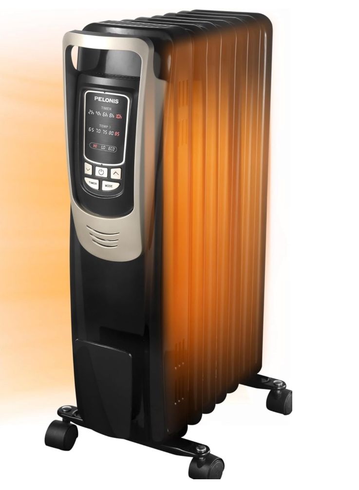 Pelonis PH-14A 1500W Portable Space Heater - Black