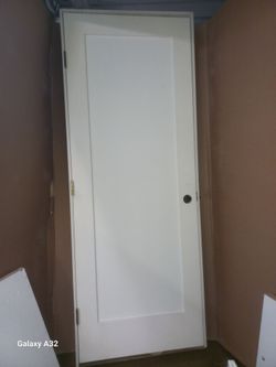 Doors 30×80 with Frame NEW Good QUALITY  Solid Doors Primed White
