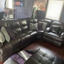 Leather Sectional For Sale