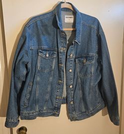 Old Navy Women's Blue Denim Jacket (XL)